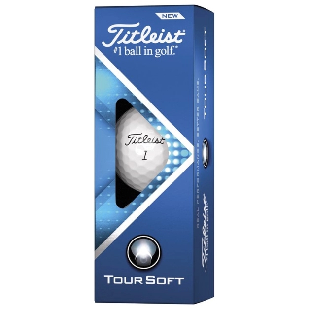 Balles neuves Tour Soft White 2022 boite de 3 balles