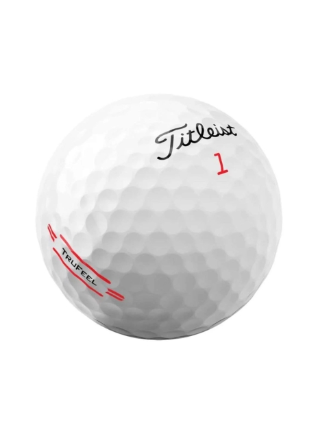 3 balles de golf neuves Titleist Trufeel blanches