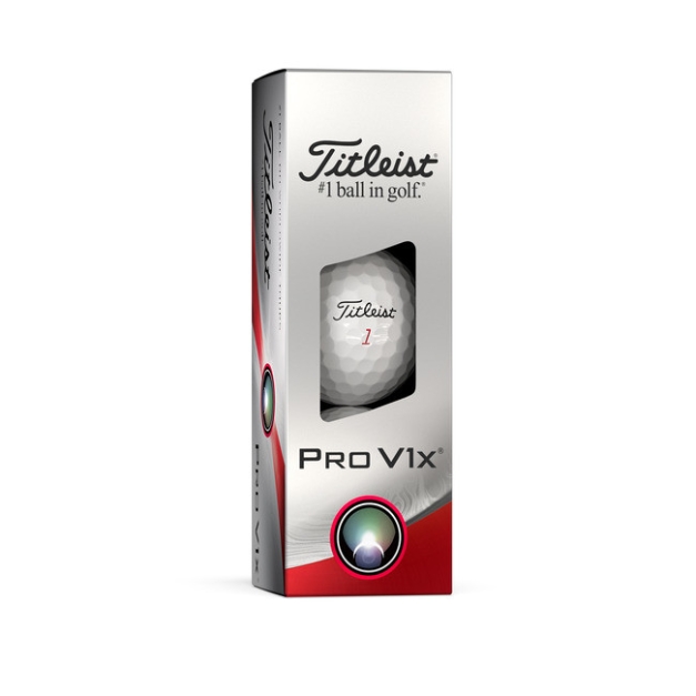 Balle de golf Titleist Pro V1X Blanches - boite de 3